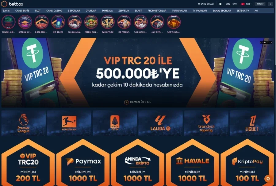 Betbox ekran görüntüsü